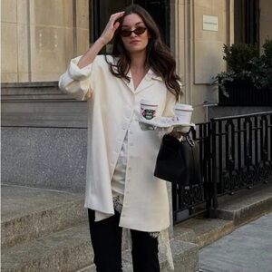 DISSH Ryker cream oversized blazer NWT